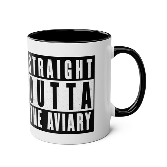 Straight Outta The Aviary Two Tone Mug