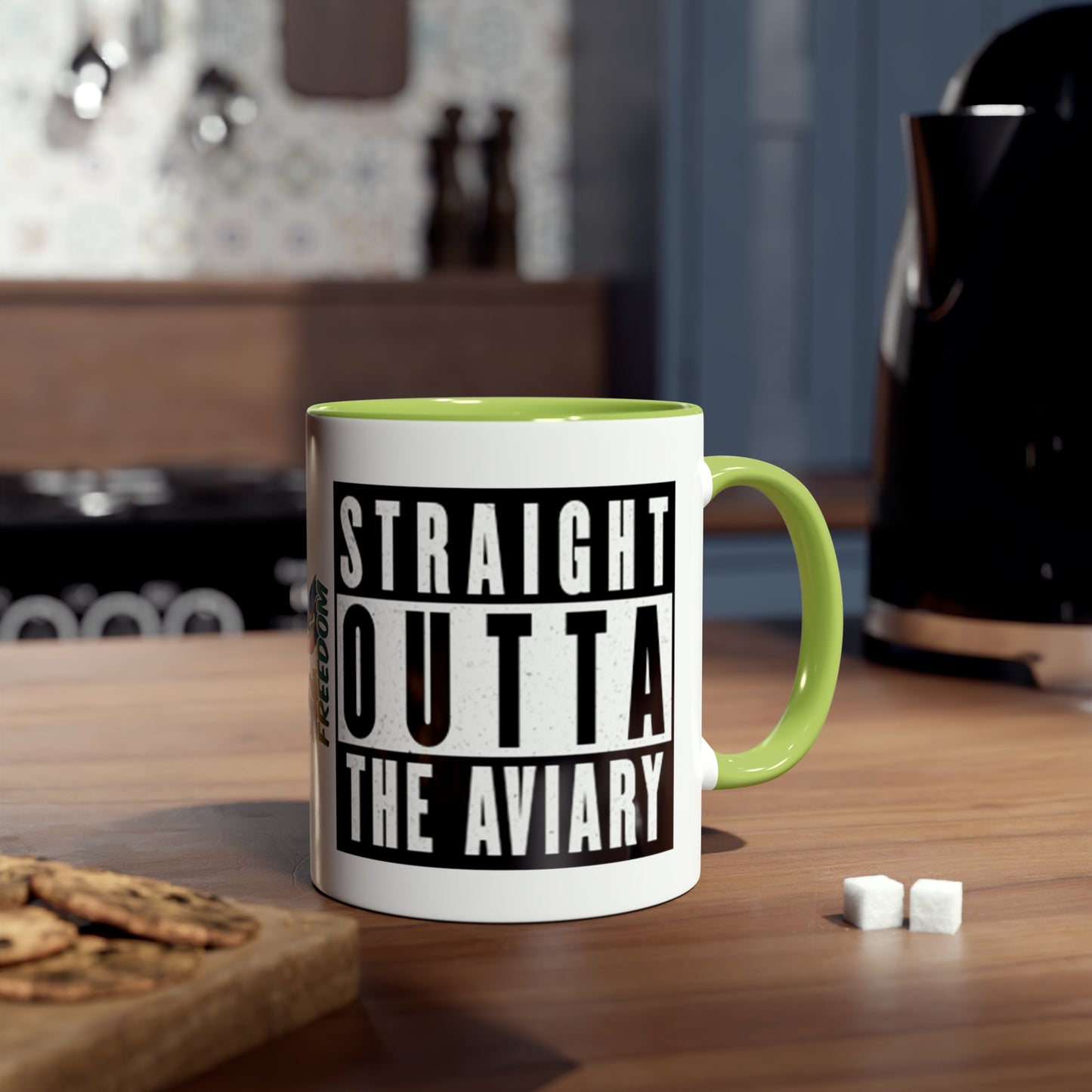 Straight Outta The Aviary Two Tone Mug